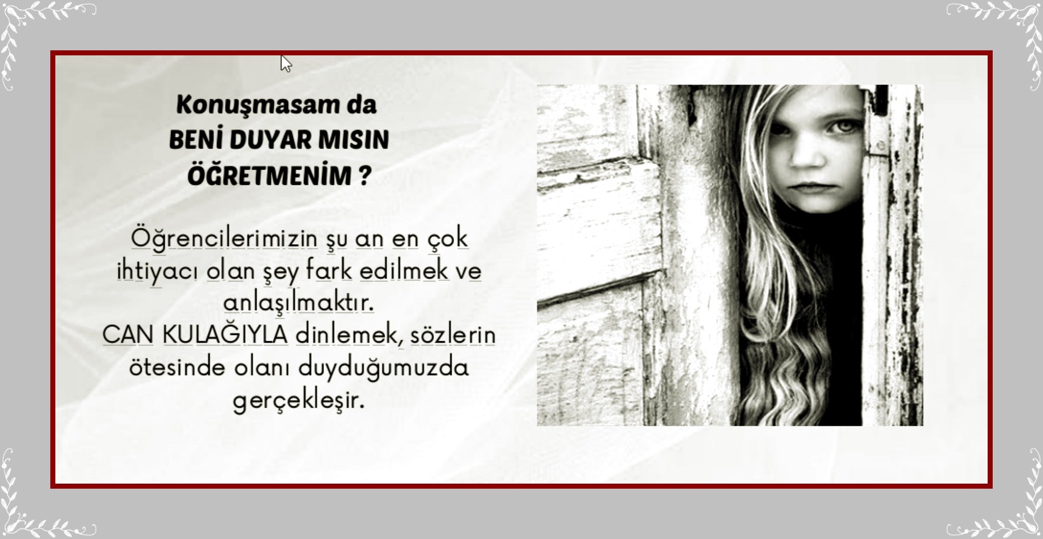 TRAVMA ÖNLEYİCİ ÖĞRETMEN ÖĞRENCİ İLİŞKİSİ